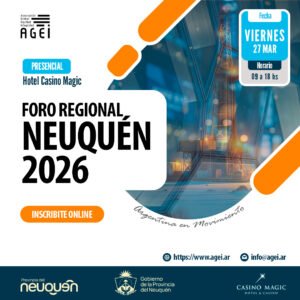 Ticket de acceso para FORO REGIONAL 2026 Neuquén